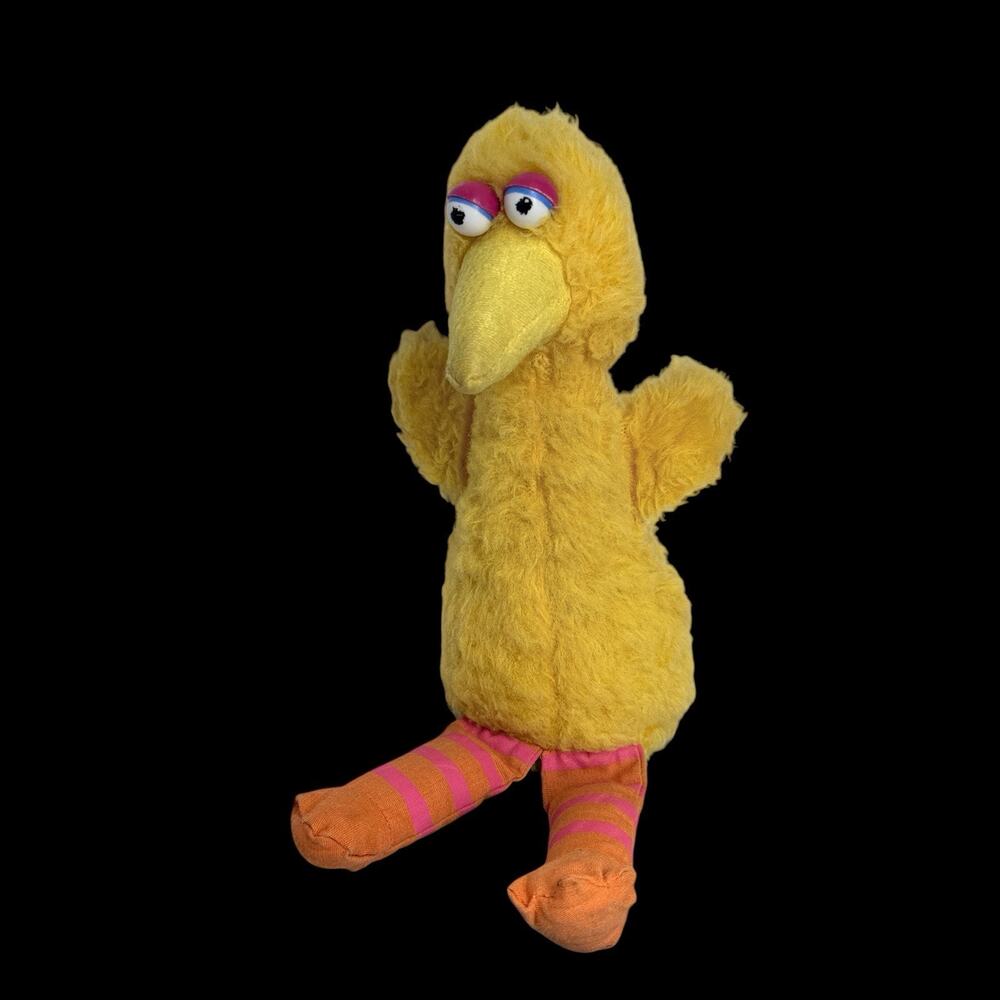 Vtg Big Bird Musical Wind Up Plush Knickerbocker Toy Sesame Street Works